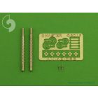 Master Model German aircraft machine gun MG 15 - turned barrels and etched sights (2pcs)