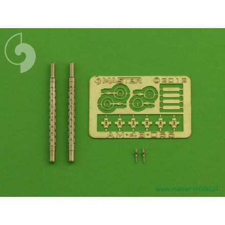Master Model German aircraft machine gun MG 15 - turned barrels and etched sights (2pcs)
