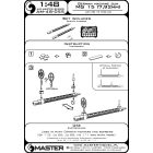 Master Model German aircraft machine gun MG 15 - turned barrels and etched sights (2pcs)