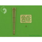 Master Model M197 - Three-barrelled rotary 20mm cannon - turned barrels with etched barrel clamps - used on AH-1 Cobra