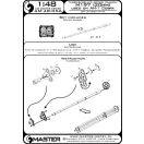 Master Model M197 - Three-barrelled rotary 20mm cannon - turned barrels with etched barrel clamps - used on AH-1 Cobra