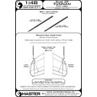 Master Model SAAB 29 Tunnan - Pitot Tubes