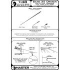 Master Model SAAB 35 Draken (mid and late versions) - Pitot Tubes & Angle Of Attack probe