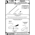 Master Model SAAB 37 Viggen - Pitot tubes & Angle Of Attack probe