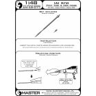 Master Model IAI Kfir - Pitot Tube & Angle Of Attack probe