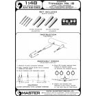 Master Model Hawker Typhoon Mk IB early type cannons with uncovered barrels