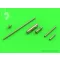 Master Model MiG-15 & MiG-15bis - gun barrels set, antenna base & Pitot Tube