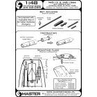 Master Model MiG-15 & MiG-15bis - gun barrels set, antenna base & Pitot Tube