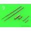 Master Model MiG-17A/P/F (Fresco A, B, C) - 37mm and 23mm gun barrels set & Pitot Tubes