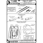 Master Model MiG-17A/P/F (Fresco A, B, C) - 37mm and 23mm gun barrels set & Pitot Tubes
