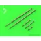 Master Model MiG-17PF (Fresco D) - 23mm gun barrels set & Pitot Tubes