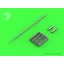 Master Model MiG-19S (Farmer C) - gun barrels set, & Pitot Tube