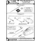 Master Model MiG-19S (Farmer C) - gun barrels set, & Pitot Tube