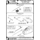 Master Model Shenyang J-6/F-6 - gun barrels set, & Pitot Tube