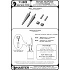 Master Model Spitfire Mk.IXe/XVIe early version (conical fairings) - Hispano 20mm & Browning .50cal in fairings (fit to Eduard)