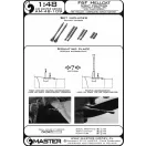 Master Model F6F Hellcat - night fighters armament (.50 cal Brownings and 20mm cannon tips with flash hiders)
