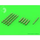 Master Model De Havilland Mosquito NF Mk.II / FB Mk.VI - Pitot tube & armament set (Browning .303 barrels and Hispano 20mm barrel tips)
