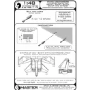 Master Model Static dischargers - type used on modern Sukhoi jets (Su-27, Su-30, Su-33, Su-34 and other) (12pcs+2spare)