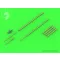 Master Model Su-9 / Su-11 (Fishpot / Fishpot C) - Pitot Tubes and missile rails heads