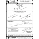 Master Model Su-15 (Flagon) - Pitot Tubes (optional parts for all versions)