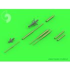 Master Model Su-17, Su-20, Su-22 (Fitter) - Pitot Tubes (optional parts for all versions) and 30mm gun barrels