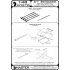 Master Model A-1 Skyraider - 20mm cannon barrels with flash hiders and Pitot Tube