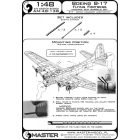 Master Model Boeing B-17F/B-17G Flying Fortress - machine gun set