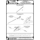 Master Model Dassault Etendard IVM/IVP - Pitot Tube & Angle of Attack probes