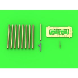   Master Model Republic P-47D Thunderbolt - Browning .50 blast tubes, gunsight and Pitot Tube (Hasegawa, Hobby Boss, Tamiya)