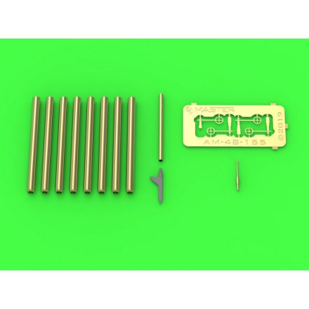 Master Model Republic P-47D Thunderbolt - Browning .50 blast tubes, gunsight and Pitot Tube (Hasegawa, Hobby Boss, Tamiya)