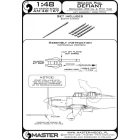 Master Model Boulton Paul Defiant - Pitot tube & Browning .303 cal barrels