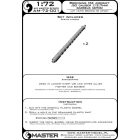 Master Model Browning M2 aircraft .50 caliber (12.7mm) barrels (2pcs)