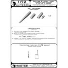 Master Model Supermarine Spitfire E wing early - Hispano 20mm & .50cal in fairings (two versions)