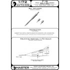 Master Model F-16 Pitot tube & Angle Of Attack probes