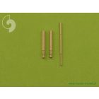 Master Model Bf 109 F, G1 - G4 armament set (MG 17 tips) & Pitot Tube