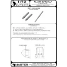 Master Model Bf 109 G5 - G14, K armament set (MG 131 tips) & Pitot Tube