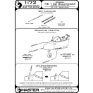 Master Model He-162 Salamander - armament and detail set (MG 151 barrel tips, nose gear indicator and Pitot Tube)