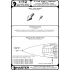 Master Model F-14 A early version - nose tip & Angle Of Attack probe
