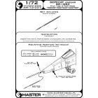 Master Model SEPECAT Jaguar GR1/GR3 Pitot Tube & Angle Of Attack probe