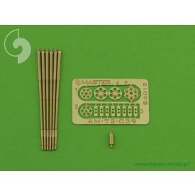   Master Model M61 A1 Vulcan - Six-barrelled rotary 20mm cannon - turned barrels with etched barrel clamps