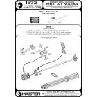 Master Model M61 A1 Vulcan - Six-barrelled rotary 20mm cannon - turned barrels with etched barrel clamps