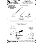 Master Model SAAB 37 Viggen - Pitot tubes & Angle Of Attack probe