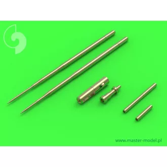   Master Model MiG-17A/P/F (Fresco A, B, C) - 37mm and 23mm gun barrels set & Pitot Tubes