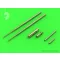 Master Model MiG-17A/P/F (Fresco A, B, C) - 37mm and 23mm gun barrels set & Pitot Tubes