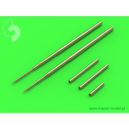 Master Model MiG-17PF (Fresco D) - 23mm gun barrels set & Pitot Tubes