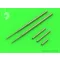 Master Model MiG-17PF (Fresco D) - 23mm gun barrels set & Pitot Tubes