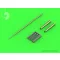 Master Model Shenyang J-6/F-6 - gun barrels set, & Pitot Tube
