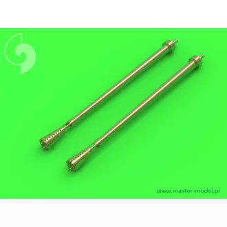   Master Model German aircraft cannon 3,7cm Flak 18 gun barrels (used on Ju-87G and other) (2pcs)