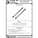 Master Model German aircraft cannon 3,7cm Flak 18 gun barrels (used on Ju-87G and other) (2pcs)