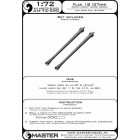 Master Model German aircraft cannon 3,7cm Flak 18 gun barrels (used on Ju-87G and other) (2pcs)